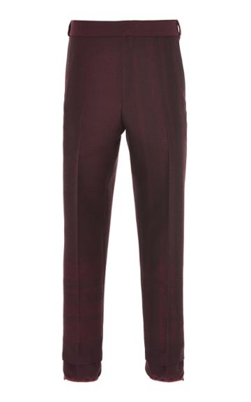Ermenegildo Zegna Couture Xxx Herringbone Trouser