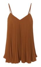 Tibi Edith Pleating Pleated Cami