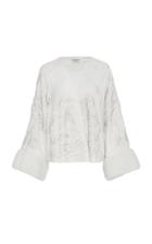 Marei 1998 Lilyana Embroidered Bolero With Mink Fur