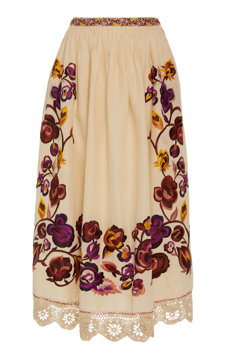 Ulla Johnson Yana Cotton-blend Skirt