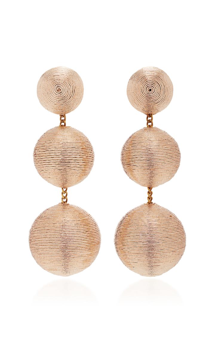 Rebecca De Ravenel Classic Three Drop Earrings