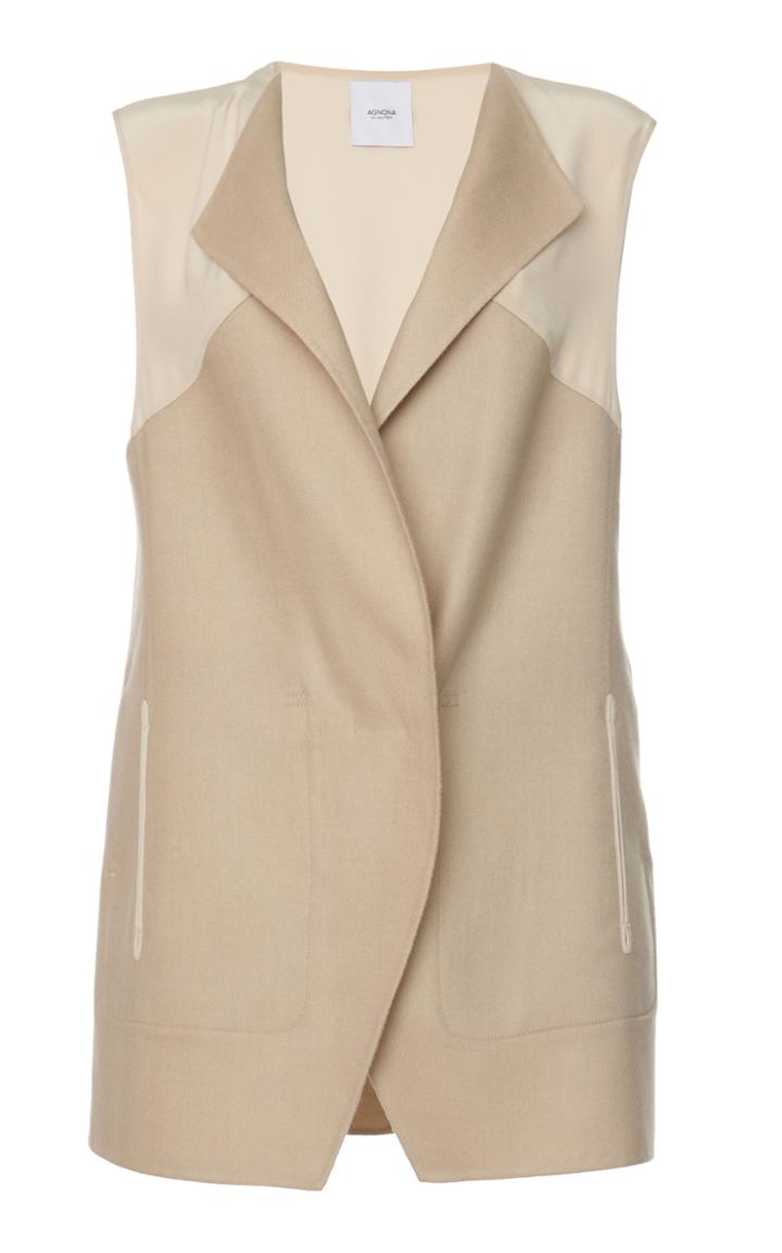 Agnona Century Cashmere One Seam Vest