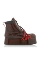 Marni Flatform Patent Leather Boots