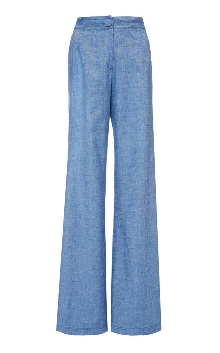 Alexis Karam Linen High Waisted Pants