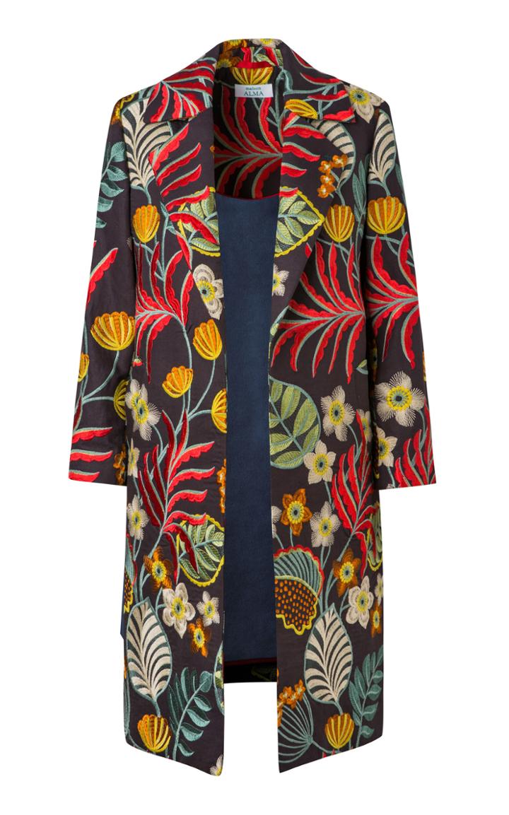 Maison Alma Cacao Trench Coat