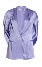 Moda Operandi Cushnie Draped Silk Jacket