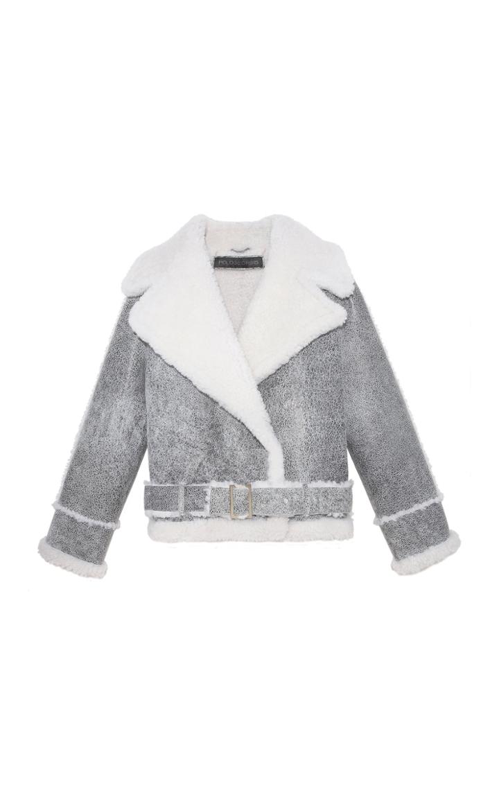Pologeorgis The Silver Leaf Shearling Jacket