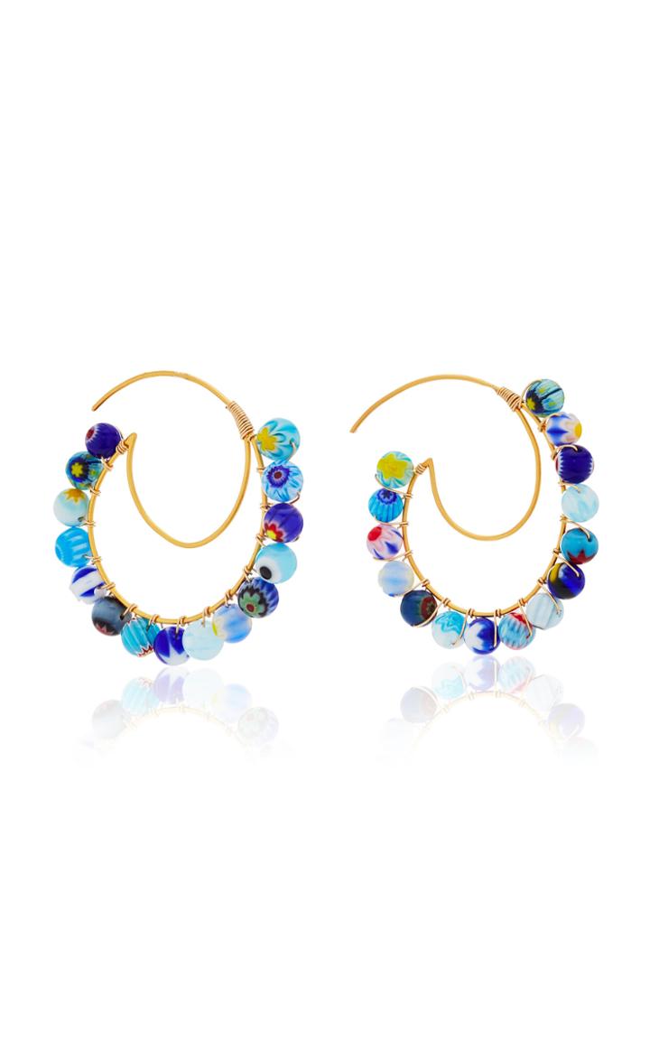 Moda Operandi Beck Jewels Blue Curacao Lune Hoops