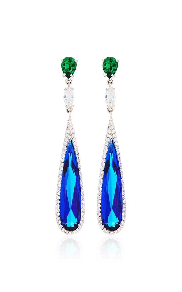Moda Operandi Anabela Chan Shard Sapphire Earrings