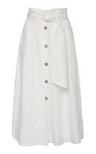Rebecca Vallance Holliday Linen Blend Midi Skirt