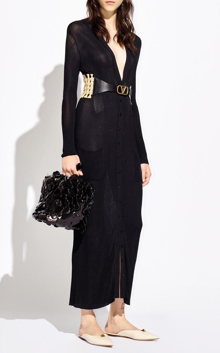 Moda Operandi Valentino Knit Maxi Cardigan Dress