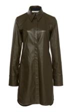 Boontheshop Collection Leather Long Sleeve Shirt