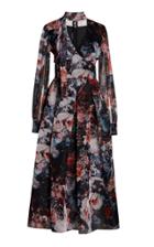 Moda Operandi Burnett New York Floral-printed Georgette Dress