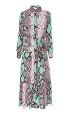 Stella Jean Snake-print Jersey Midi Dress