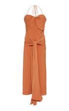 Moda Operandi Significant Other Parlour Knot Drape Midi Dress Size: 2