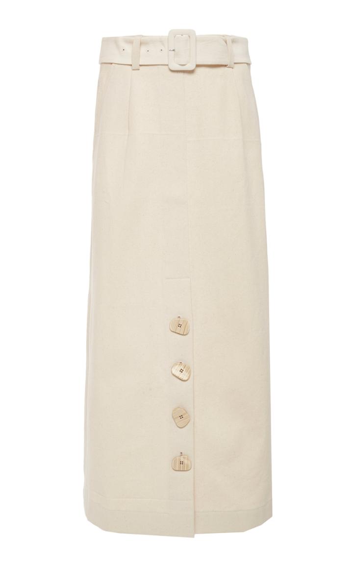 Moda Operandi Bouguessa Buttoned Down Skirt Size: Xs