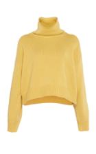 Loulou Studio Procida Wool-blend Turtleneck Sweater Size: M