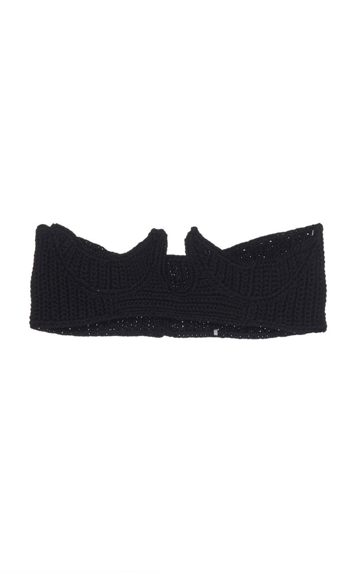 Jil Sander Crochet Knit Cotton Corset