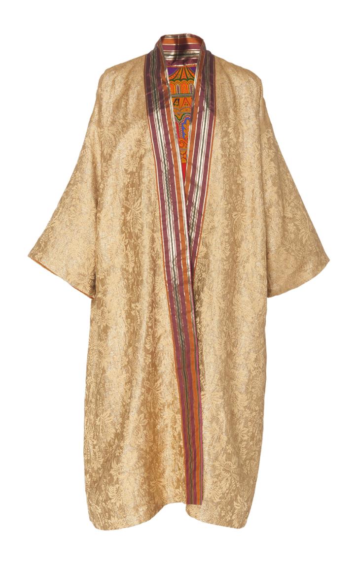 Rianna + Nina Exclusive One Of A Kind Reversible Silk Coat
