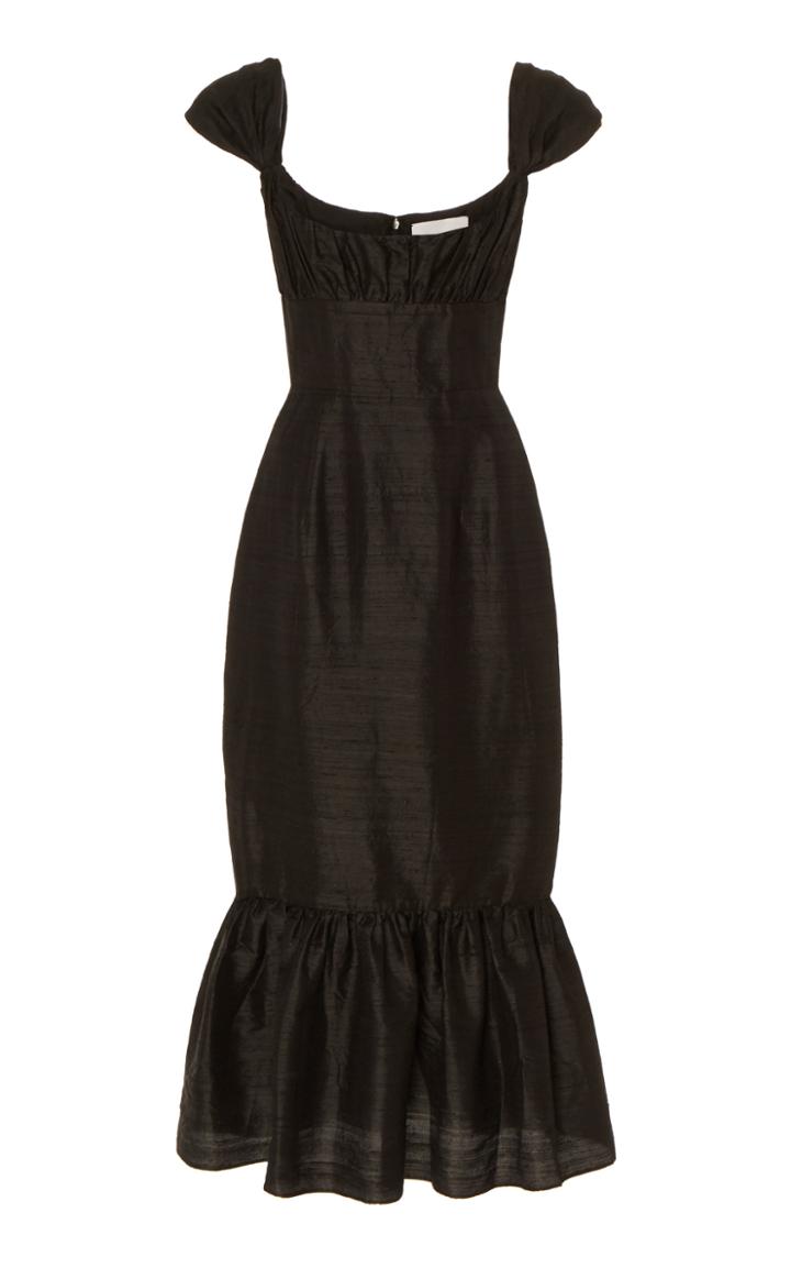 Moda Operandi Markarian Mondella Dupioni Ruched Flounce Dress Size: 0