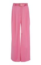 Sies Marjan Blanche Belted Wool Wide-leg Pants