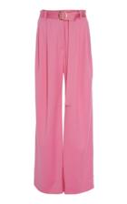 Sies Marjan Blanche Belted Wool Wide-leg Pants