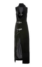 Moda Operandi Monse Velvet Belt Accented Dress