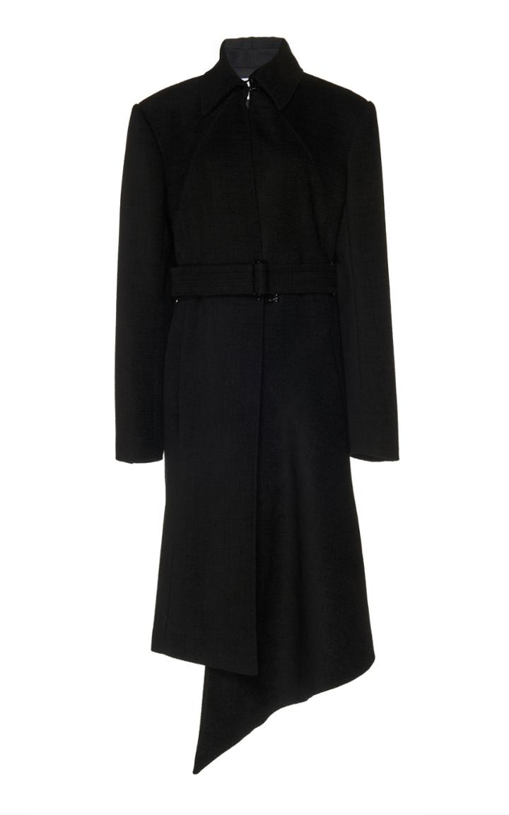 Olivier Theyskens Belted Tailored Dress Coat