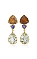 Bahina 18k Gold Multi-stone Earrings