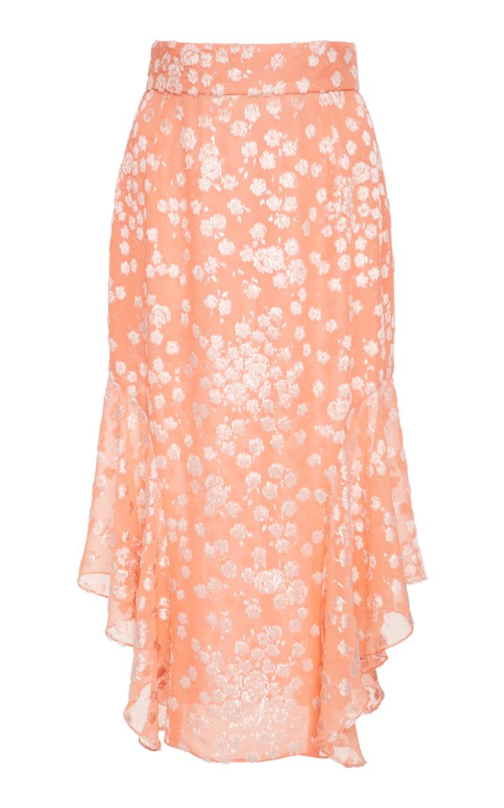 J. Mendel Handkerchief Flounce Skirt