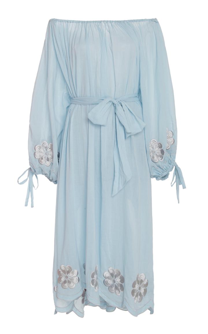 Innika Choo Frida Wailes Off-the-shoulder Cotton Dress