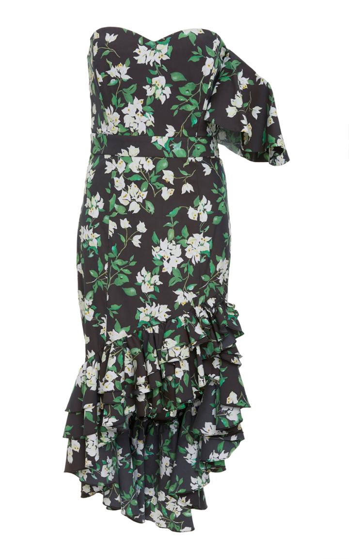 Caroline Constas Cam Bougainvillea Dress