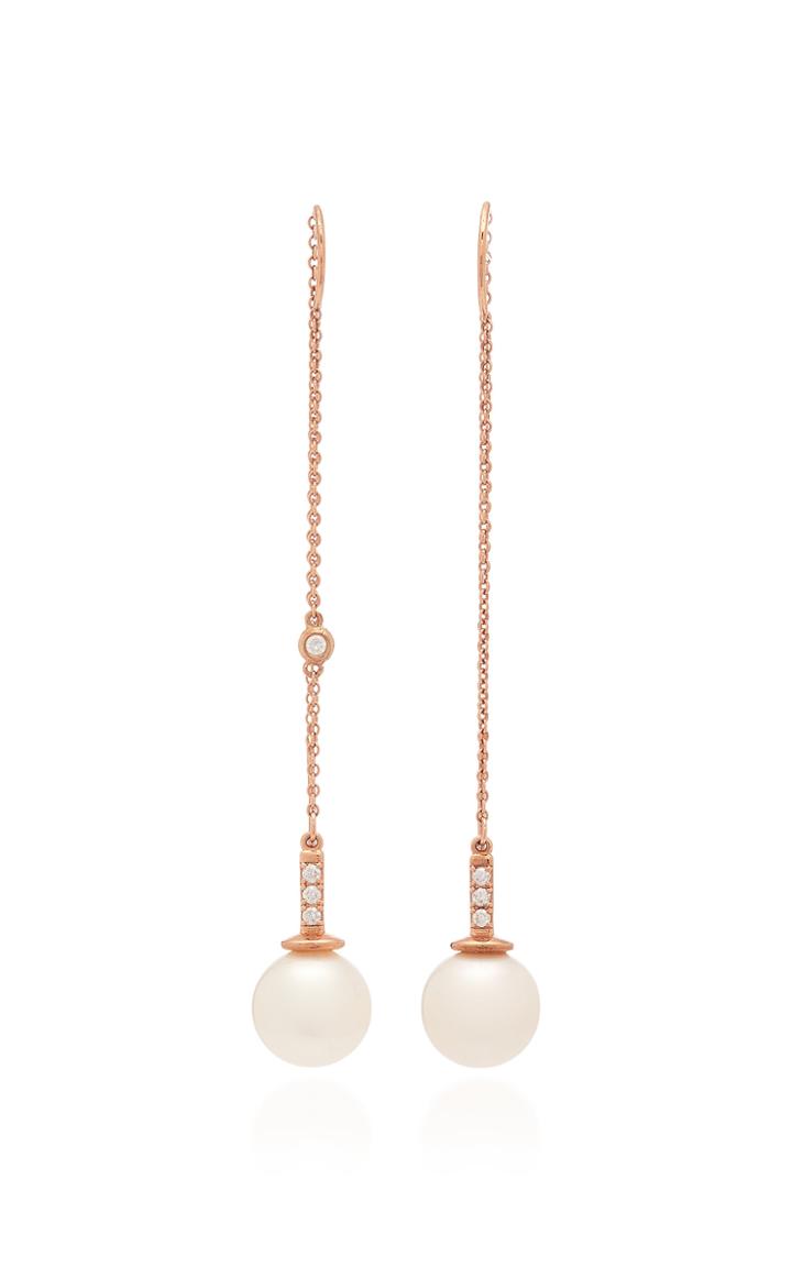 Joie Digiovanni 14k Gold, Diamond And Pearl Earrings