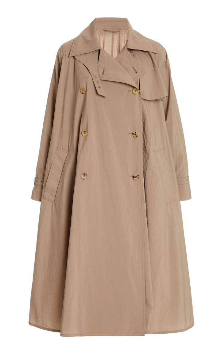 Max Mara Falster Belted Cotton-blend Jacket