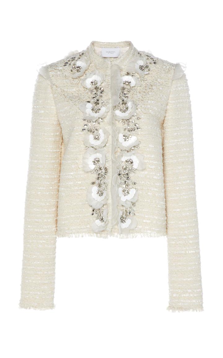 Giambattista Valli Cotton Blend Statement Jacket