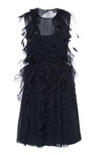 Moda Operandi Alberta Ferretti Feathered Chiffon Mini Dress