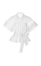 Alexis Elysia Sheer Panel Tie Shirt