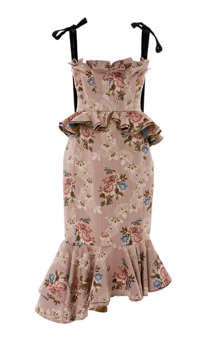 Brock Collection Dylan Peplum Dress