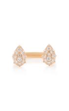 Carbon & Hyde Stella Rose-gold Diamond Ring Size: 5