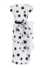 Moda Operandi Carolina Herrera Polka-dot Cap Sleeve Bow Dress Size: 0