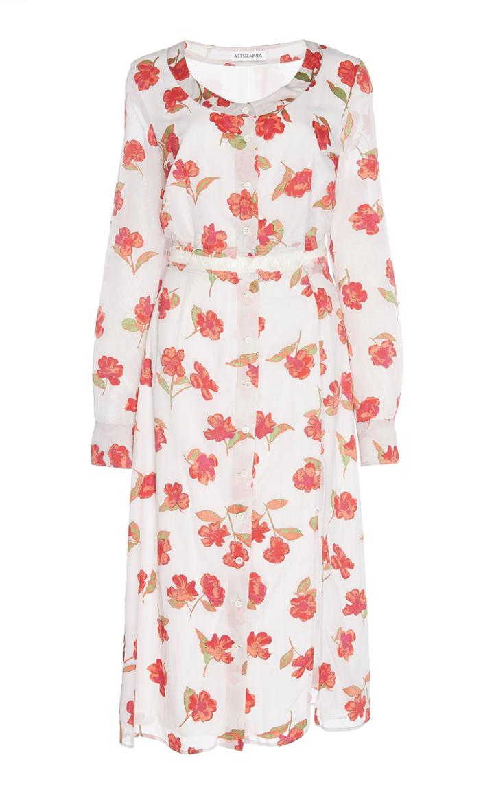 Altuzarra Livia Floral Chiffon Dress