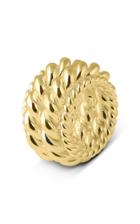 Isabel Lennse Twisted Spin Gold-plated Ring