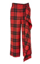 Monse Trouser With Flare & Fringe