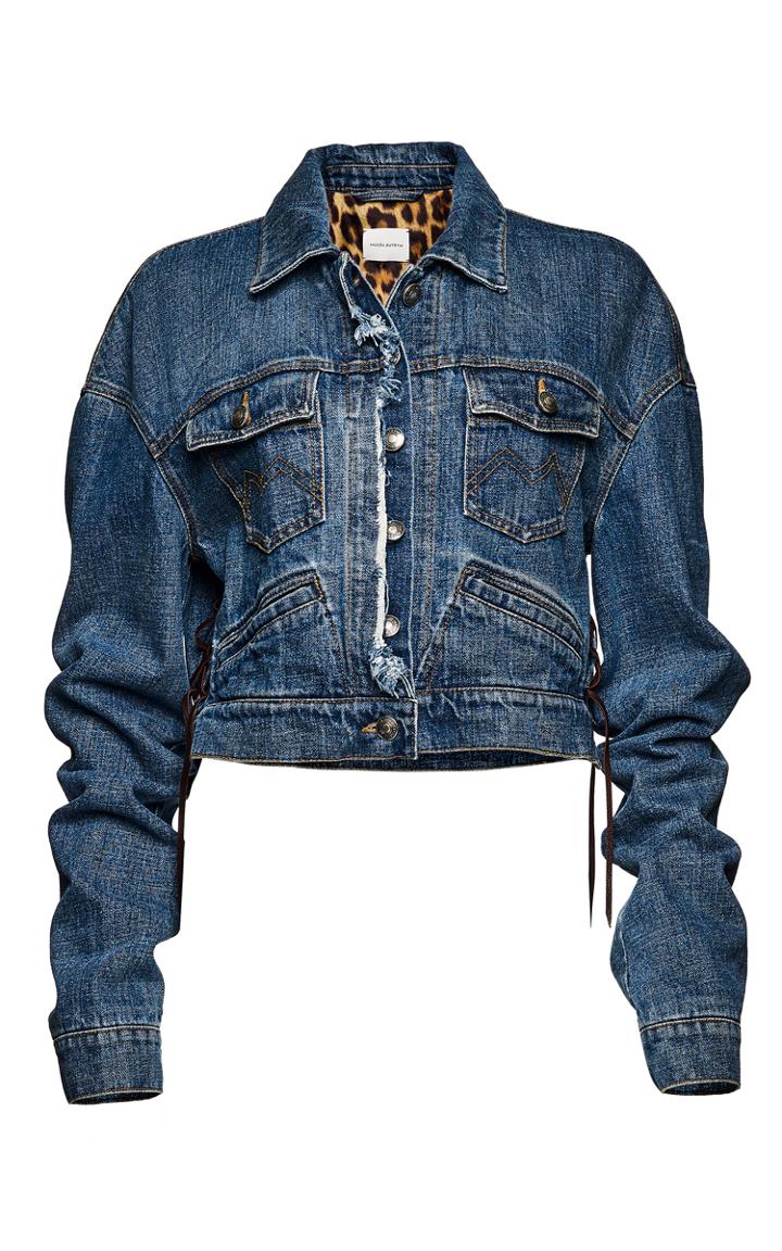 Magda Butrym Cropped Denim Jacket