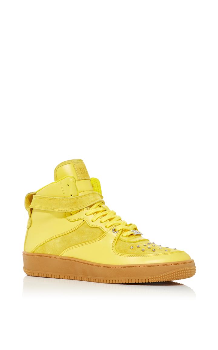 Red Valentino High Top Suede Sneaker