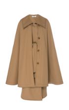 Lemaire Double-breasted Cape Trench Coat