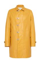 Lanvin Leather Overcoat