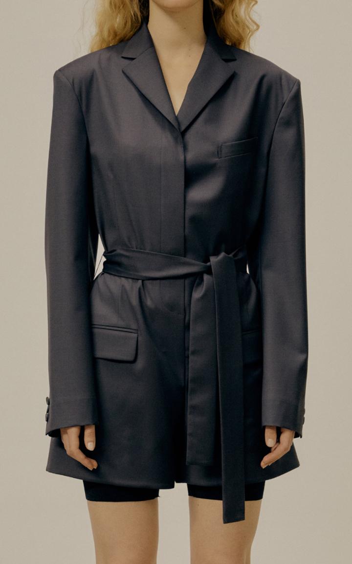Moda Operandi Low Classic Wool-blend Blazer Jumpsuit