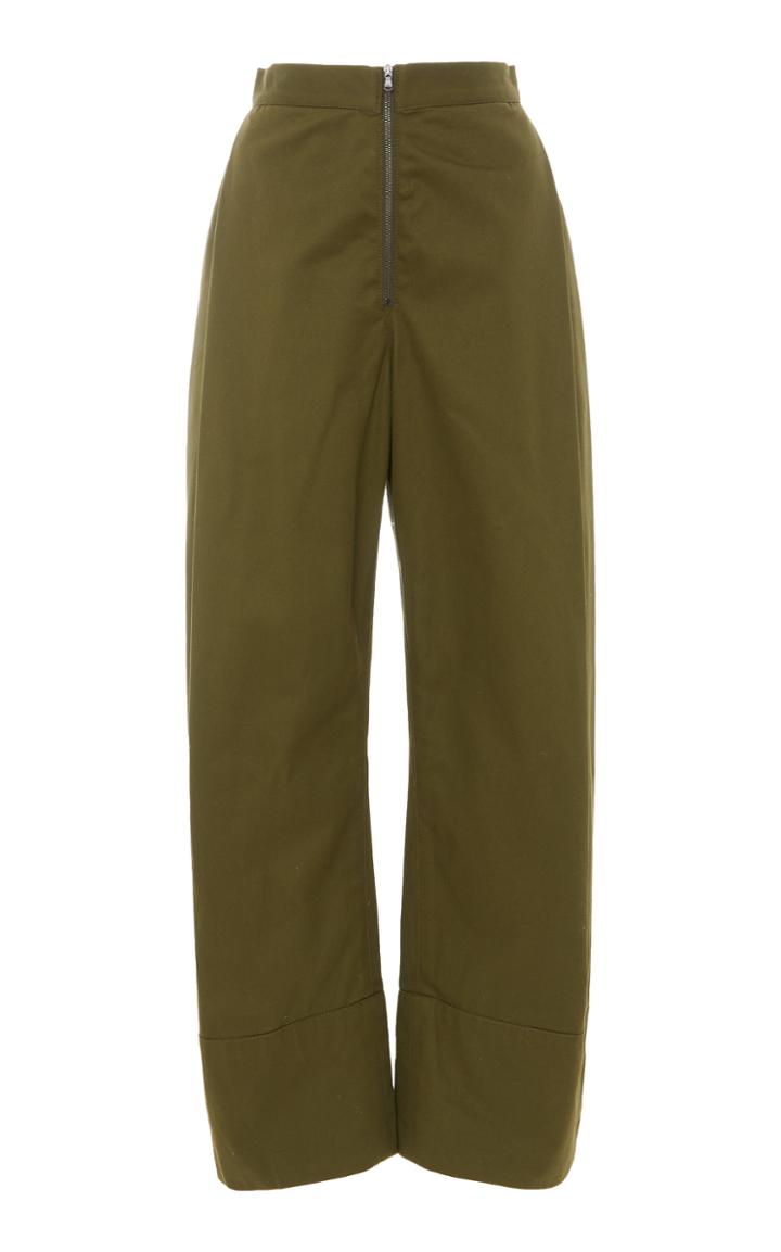 Rachel Comey Vice High-rise Organic Cotton Straight-leg Pants