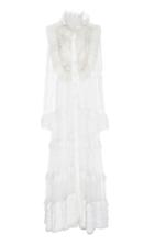 Amen Couture Organza Ruffled Long Dress